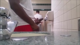 public stroking in front of other guys