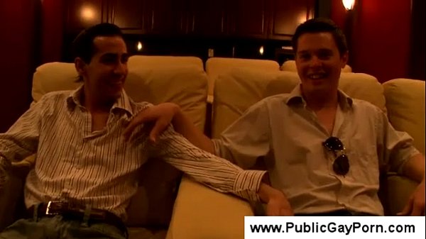 Rich boys sneaky touch at a cinema