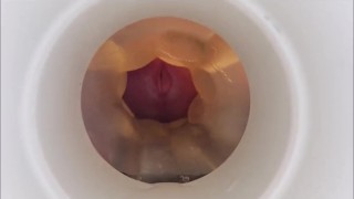Asian fucking cumming inside Fleshlight