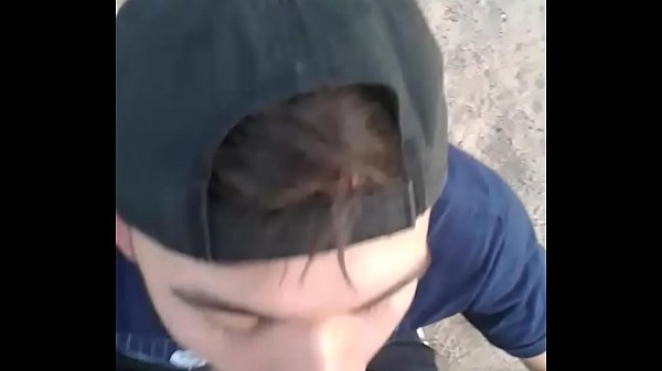 Outdoor blow job