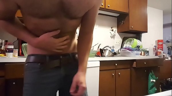 straight daddy caught playing with his ass (no cum)