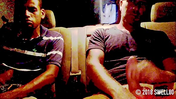 Straight latino mechanic shows off his cock with me in the car