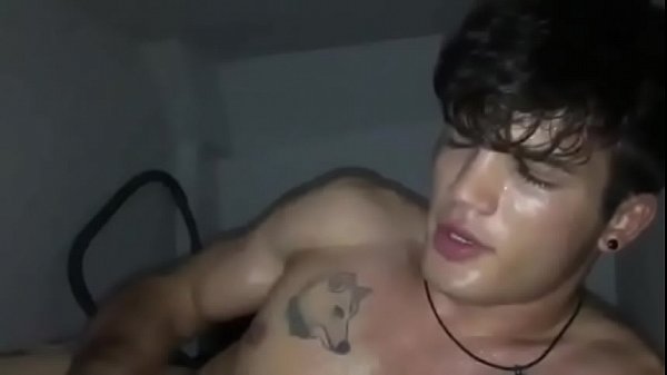 Sweaty Latin Teen Jock with Tattoo Fucking and Cum