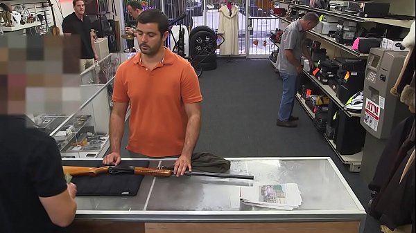 Amateur rubs his cock