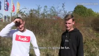 CZECH HUNTER 378 –  Two Guys Get Picked Up From The Road To Enjoy A Threesome