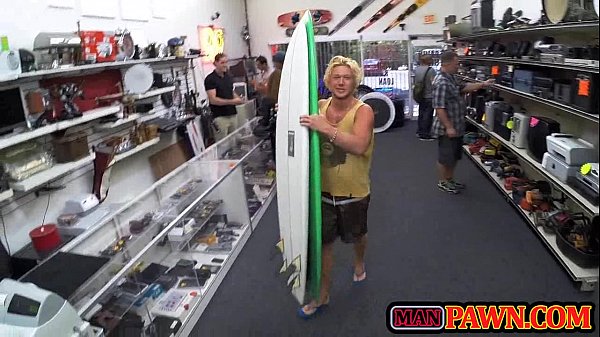 Surfer dude wants in the ass