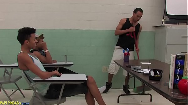 Three latin papis having hot sex in detention