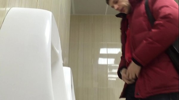 Spy Russian big dicks at urinal