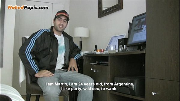 Big dick straight Latino papi strokes off his fat chorizo and shoot a warm load