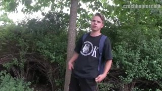 CZECH HUNTER 260 –  Hunk Enjoys A Good Bareback Pounding Out In The Wild