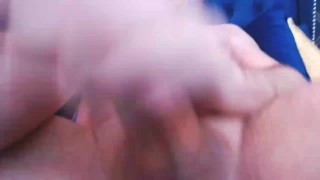 A boy with pierced nipples inserted an ohmebot in his ass