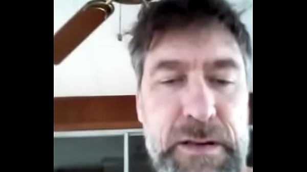 Danrun shows off & Cums on glass table