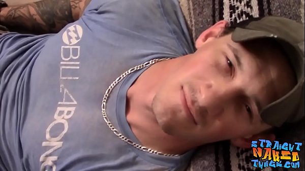 Hunky inked straightie Danali Youkon cums in his hand solo