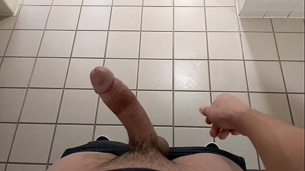 Would you watch me cum in the public restroom?