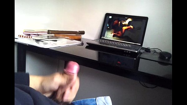 cum while watching porn