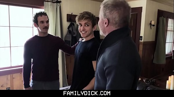 FamilyDick – Stepdad And StepGrandpa Spitroast A Horny Twink