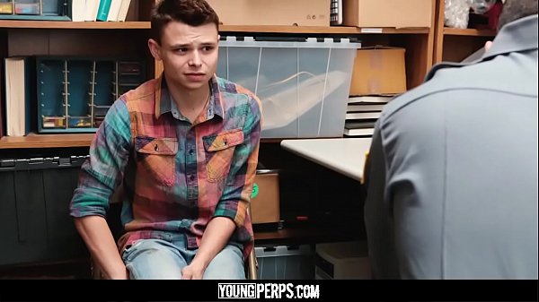 YoungPerps – Twink shoplifter boy barebacked by security guard for stealing