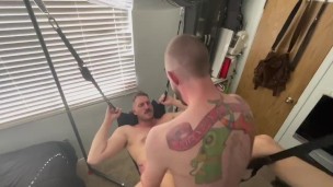 Filming two big sweaty beasts was seriously fun