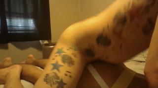 Fucking my 19 Y/O Power Bottom BF Bareback & Creampie in his Tight Ass