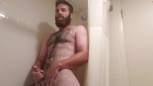 Fuck the shower, I just want to stroke my fat cock