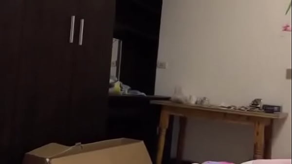a Chinese man masturbating at home
