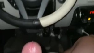Jerking Off Inside Car