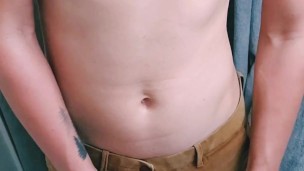 Playing and outlining my penis