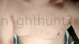 Thick cock too big for fleshlight sex can with intense orgasm