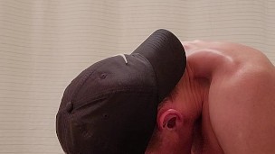 Jerking off leads to sucking my own dick – Self suck