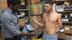 Naughty Latino Thief Angel Duran Gets His Tight Asshole Drilled By Big Black Cock – Young Perps