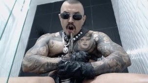 party in the bathroom