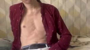 Smart Hot Russian Masturbating in the Morning + HUGE Creamy Cumshot