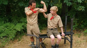 Submissive Twink Bends Over And Lets Scout Leader Greg McKeon Pound His Virgin Hole – Boys At Camp