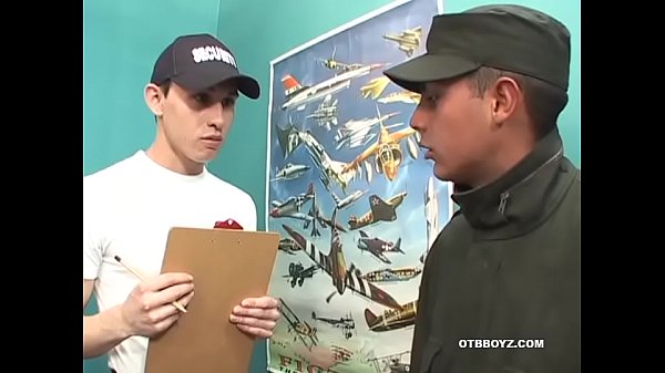 Young Latin security guards fucking