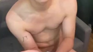 20yr boy jerking off and moaning