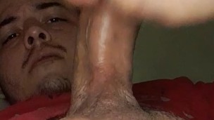 Sexy Boy Stroking Big White Cock Right in Your Face (Huge CUMSHOT) – Cockmasterr25