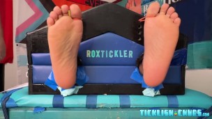 Bound black dude tickle tormented hard