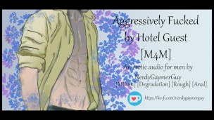 Fucking my Roomservice | M4M | Erotic Audio for Men | Rough | Deepthroat | Anal | Breathplay |