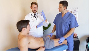 Muscular Doctor And His Male Nurse Johnny Ford & Quin Quire Breed Patient's Tight Ass – Doctor Tapes