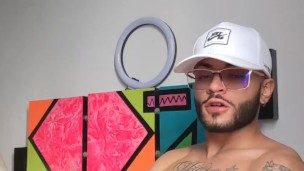 Big cumshot from liam a beautiful colombian latino men