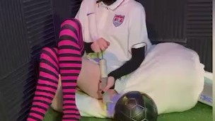Smoking Bowls and Scoring Goals(Femboy Cums In His Mouth😉)