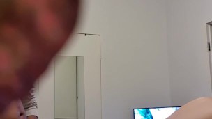 Fucking my twink bottom doggy. Hot bareback homemade porn