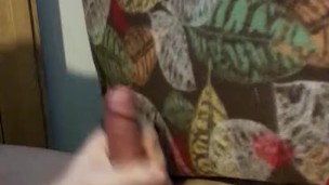 Sexy young married construction worker stops by to shoot his load