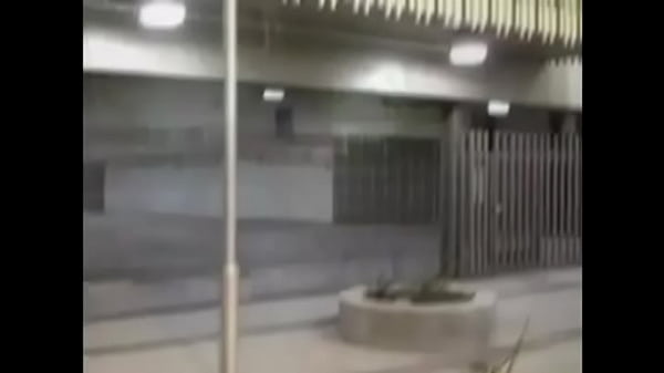 Hot Latin jock takes dick in garage