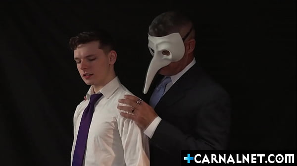 Apprentice Ethan Tate getting his Sacrament ceremony from Dillion Stone and fucks his hole with his giant cock