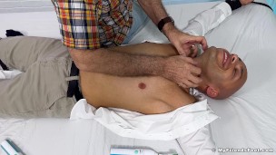 Bound sub has himself dominated