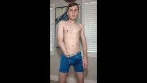 Stripping, Fucking My Fleshlight, then Cumming on My Own Face