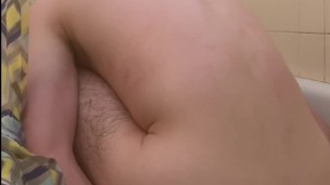 18 year old boy inflates stomach with shower hose pt 2