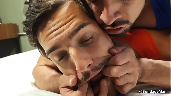 Bondage Hotel: Mike Bebecito and Samuel Decker bound and gagged fucking | PREVIEW