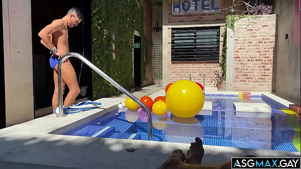 Manuel Skye feeding his horny stepbrother Valentin Amour with his cock and fucks his hungry virgin hole